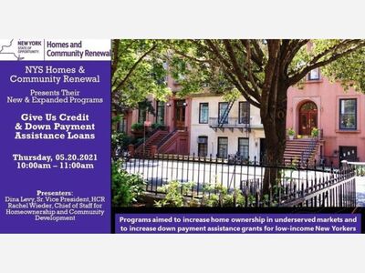 FREE ONLINE MEETING: State Programs to Assist Yonkers Residents With Home Ownership On Thursday, May 20th