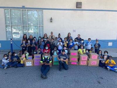 YONKERS KIDS CARE: The Charter School of Educational Excellence second grade class 