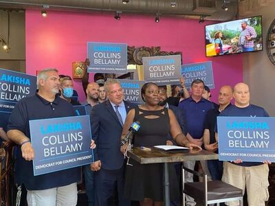 2021 ELECTIONS: Lakisha Collins-Bellamy proudly accepts endorsement of Mayor Mike Spano