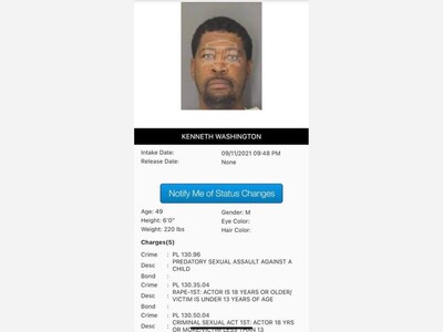 Kenneth Washington, age 49, of Jamestown, New York