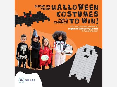 SHOW US YOUR HALLOWEEN COSTUMES FOR A CHANCE TO WIN two annual passes to Legoland Discovery Center in Westchester!